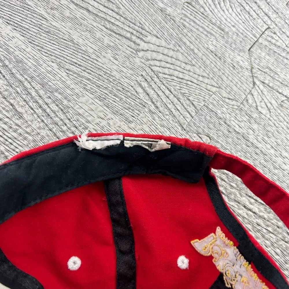 Vintage 90s Aerodactyl Pokemon Hat Cap Strap Back Adjustable YOUTH Red Videogame